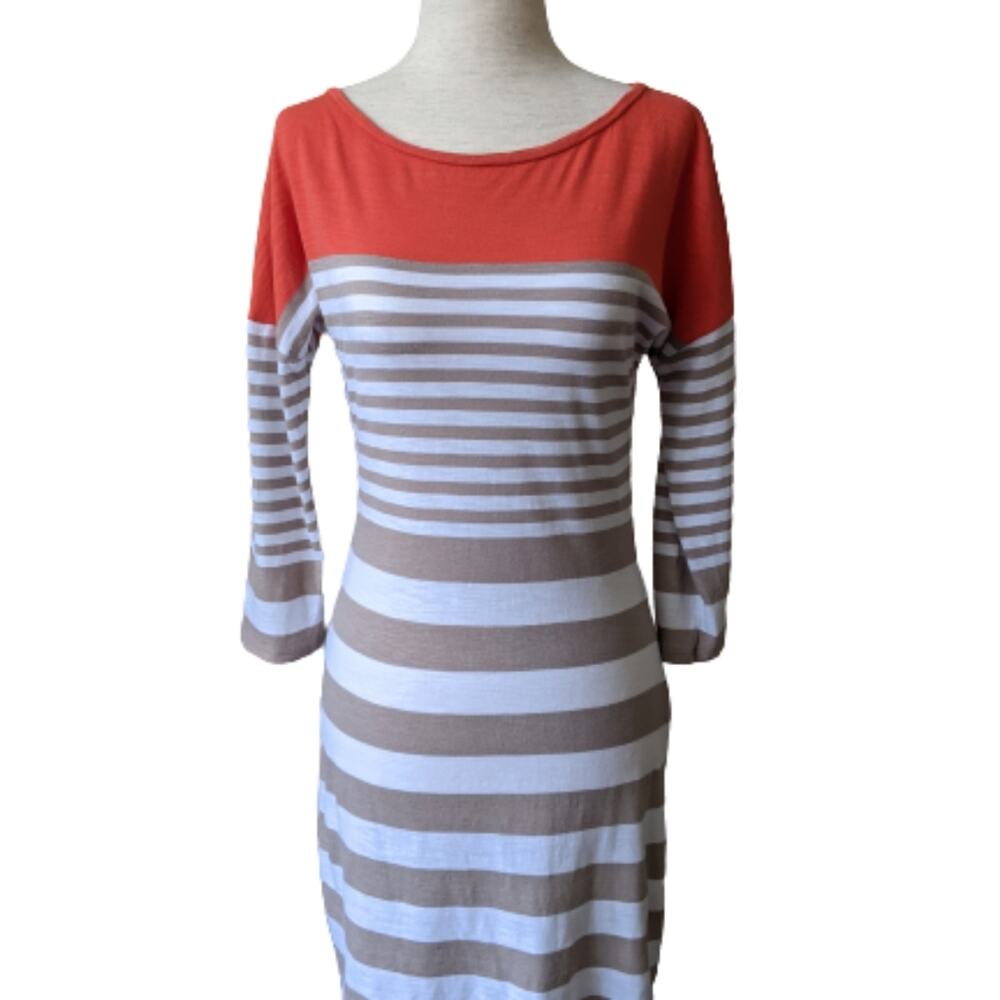 Express Color Block & Striped Dress S